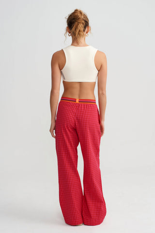 SoHo LOUNGE PANTS - CHERRY