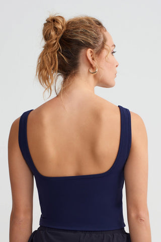 BOX LONG BRA - SWEET NAVY