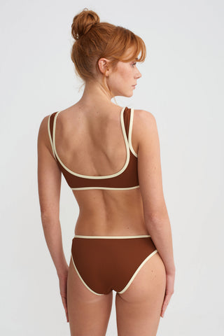 WAVE SURF BIKINI TOP - MALT