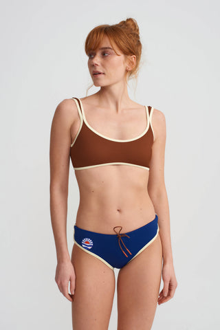 WAVE SURF BIKINI TOP - MALT
