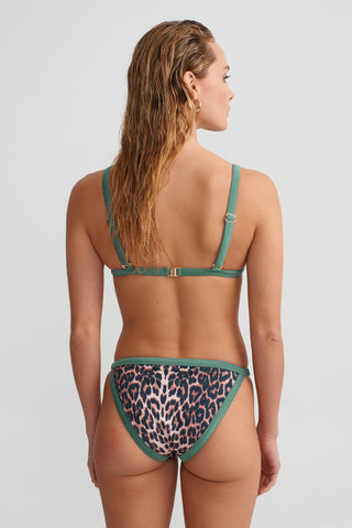 DOUBLE DIP BIKINI BOTTOM - LEOPARD