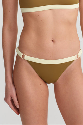 BAGUETTE BIKINI BOTTOM - OLIVE