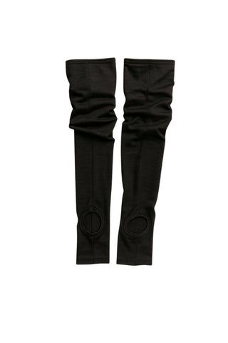 MERINO LAYER LEG WARMERS - CHARCOAL