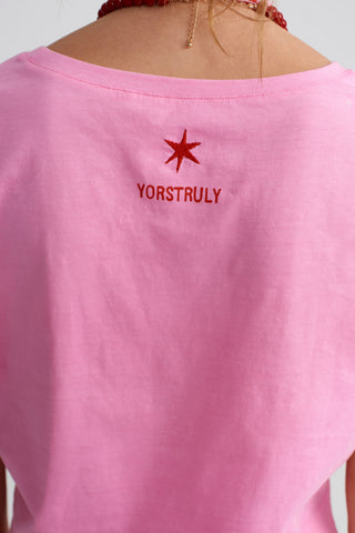 CROPPED TSHIRT - CANDY PINK