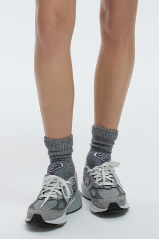 ADJUSTABLE COOLMAX SOCKS – STORM / GREY MELANGE