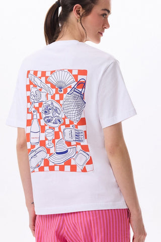 PICNIC OVERSIZE T-SHIRT - WHITE