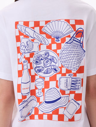 PICNIC OVERSIZE T-SHIRT - WHITE