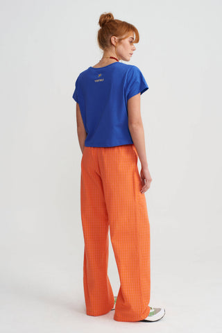 CROPPED TSHIRT - AEGEAN BLUE