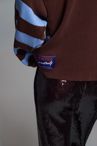 GLAZE SEQUIN PANTS - SOUFFLE