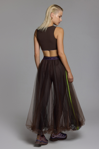 CLOUD BALOON SKIRT - ESPRESSO MARTINI