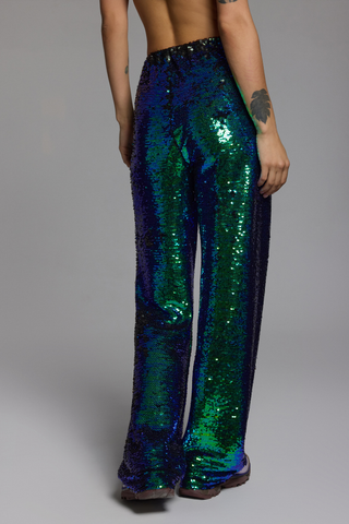 GLAZE PANTS - IRREDEDCENT GREEN