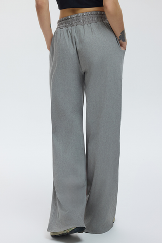CORA PANTS - ASH GRID