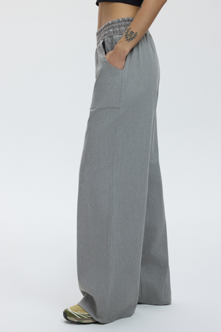 CORA PANTS - ASH GRID