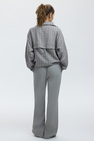 CORA PANTS - ASH GRID