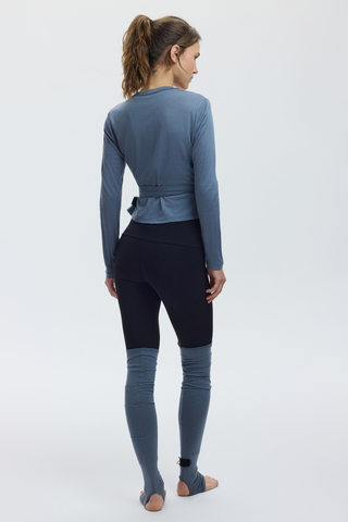 MERINO LAYER LEG WARMERS - BLUE