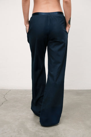 GROOVE PANTS- CASHMERE - NAVY