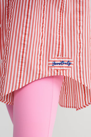 OVERSHIRT - RED STRIPED