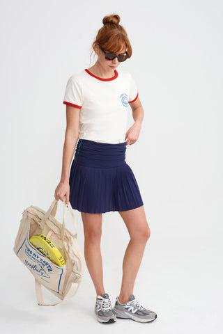 ON & OFF COURT DRESS; CONVERTIBLE STRAPLESS TENNIS DRESS & SKIRT