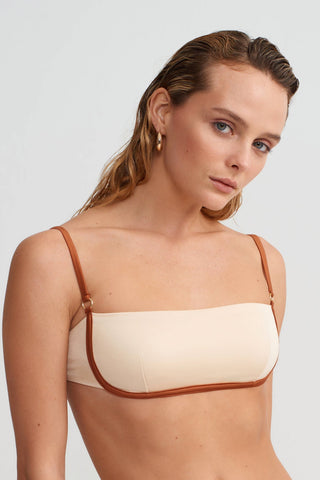 BARI BIKINI TOP - CREAM