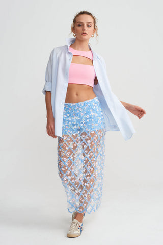 FLOWER POWER SKIRT