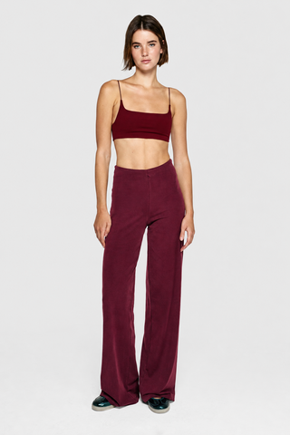 STUDIO PANTS - MERLOT