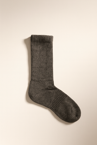 ADJUSTABLE COOLMAX SOCKS – STORM / GREY MELANGE