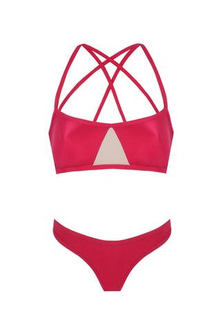 MICRA BIKINI TOP - CASSIS