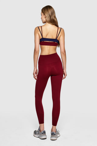 DOUBLE UP BRALETTE - MERLOT & SWEET NAVY