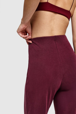 STUDIO PANTS - MERLOT