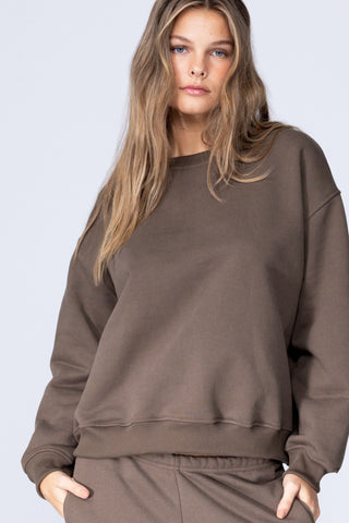 ROND SWEATSHIRT -  RUSTY GREEN