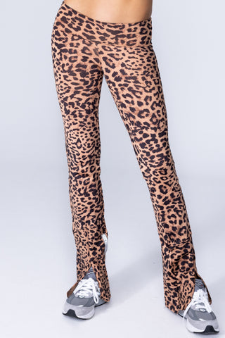 TWIST PANTS - LEOPARD