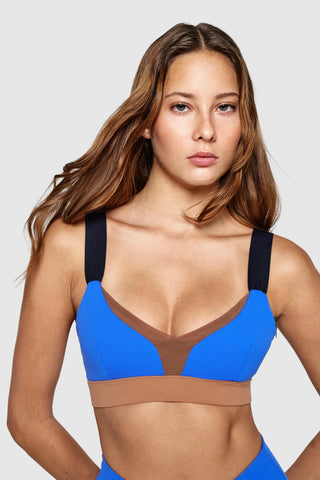 BLOOM SPORTS BRA - ELECTRIC BLUE