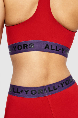 ALLYORS JUST LEGGING - FIRE RED