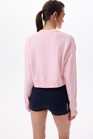 CROPPED SWEATSHIRT - PINK