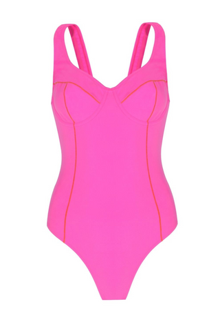 EYES ON YOU BODYSUIT- MEXICANA PINK