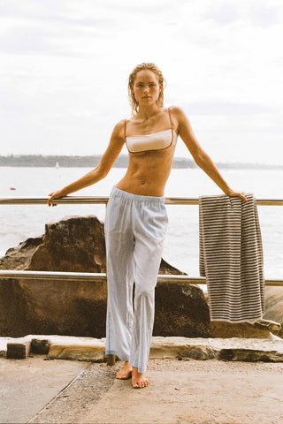 LOUNGE PANTS - SKY BLUE