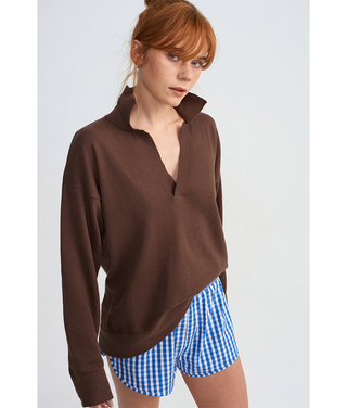 FREEDOM SHORTS - BLUE GINGHAM POPLIN