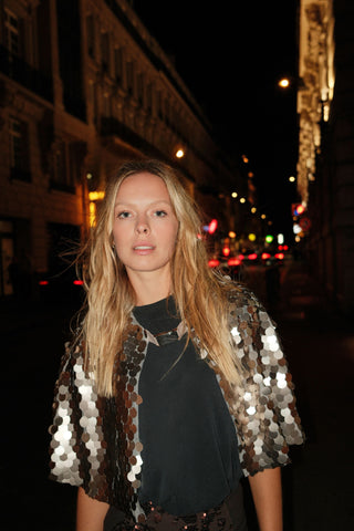 MIRROR CAPE - SILVER